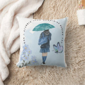 後ろで何かにつまずいてはいけない クッション (ブランケット)