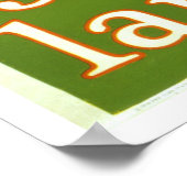 後ろにいる女の子の後ろ離れへ行く ポスター (角)