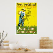 後ろにいる女の子の後ろ離れへ行く ポスター (キッチン)