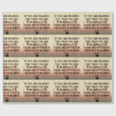 後ろに忍び寄る ラッピングペーパー (フラット)