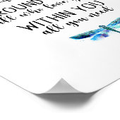 後ろのまわりにで、前に ポスター (角)