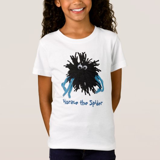 後ろの画像があるホラスのクモ Tシャツ (正面)