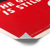 後ろの離れ女の子 ポスター (角)