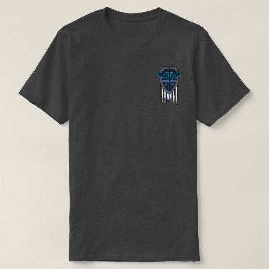後ろへ行かないと後ろへ行く者が無い Tシャツ (デザイン正面)
