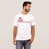 後ろを読まないで面白いTシャツ Tシャツ (正面フル)