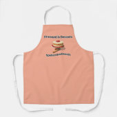 後ろ向きに綴るとストレス解消スイーツ Apron エプロン (正面)