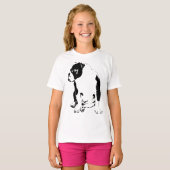 後ろ姿がかわいいショートステップ Tシャツ (正面フル)