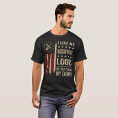 (後ろ姿)I Like My Worship Music Loud So I Can't Tシャツ (正面フル)