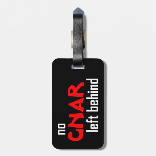 後ろ離れには ラゲッジタグ (裏面縦)