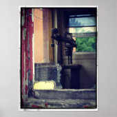 後ろ離れに、放棄 ポスター (正面)