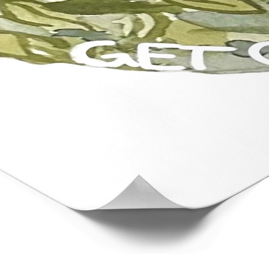 後ろ離れのグラインドはコーヒーポスターを外す ポスター (角)