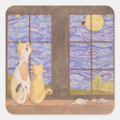 後ろ離れりシール スクエアシール (正面)