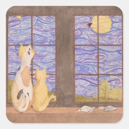 後ろ離れりシール スクエアシール (正面)