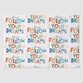 後を追おもしろいカラフルタイポグラフィ 薄葉紙