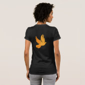 後を追のフランシス・ブラック – 女性のTシャツ Tシャツ (裏面フル)