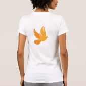後を追のフランシス・ホワイト – 女性のTシャツ Tシャツ (裏面)