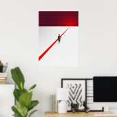 後を追の赤線ポスター ポスター (ホームオフィス)
