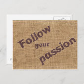 後を追やる気を起こさせる引用文 ポストカード (正面/裏面)