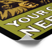 後を追よ!~あなたの国があなたを必要としている ポスター (角)