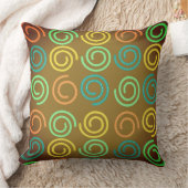 後を追らせん状色 クッション (ブランケット)