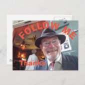 後を追カフェ葉書 ポストカード (正面/裏面)