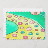 後を追キャンディランドロード 招待状 (裏面)