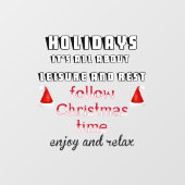 後を追クリスマスの窓の貼り ウィンドウサイン (シート)