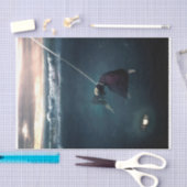 後を追ザライトデコパージュティッシュペーパー 薄葉紙 (クラフト)