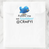 後を追ステッカー ラウンドシール (バッグ)