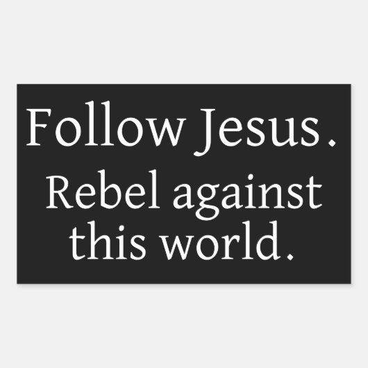 後を追ステッカー 長方形シール (正面)