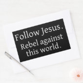 後を追ステッカー 長方形シール (封筒)