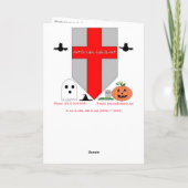 「後を追トレイル」ハロー円カード カード (裏面)