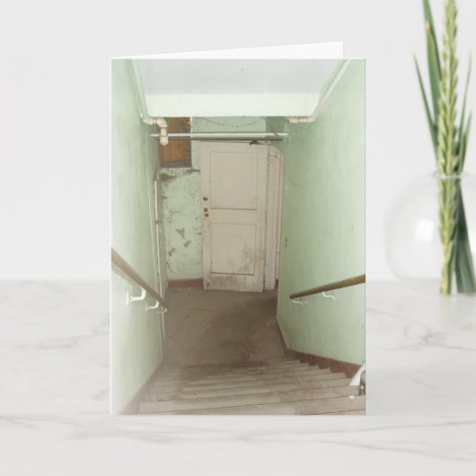 「後を追トレイル」ハロー円カード カード (正面)