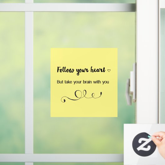 後を追ハートを持って行け ウィンドウサイン (ホーム)