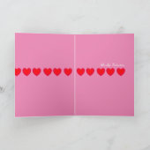 後を追ハートグリーティングカード カード (内部)
