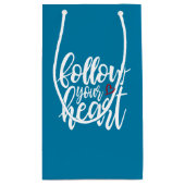 後を追ハートバレンタイン引用文 | ギフトバッグ (裏面)