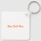 後を追ハートパンダが可愛感動的 キーホルダー (裏面)