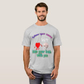 後を追ハートメンズの基本Tシャツ Tシャツ (正面フル)