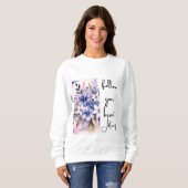 後を追ハート常にフローラ スウェットシャツ (正面フル)