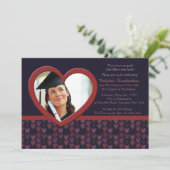 後を追ハート撮影招待状 招待状 (スタンド正面)