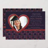 後を追ハート撮影招待状 招待状 (正面/裏面)