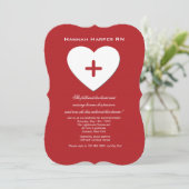 後を追ハート看護学校卒業証明書 招待状 (スタンド正面)