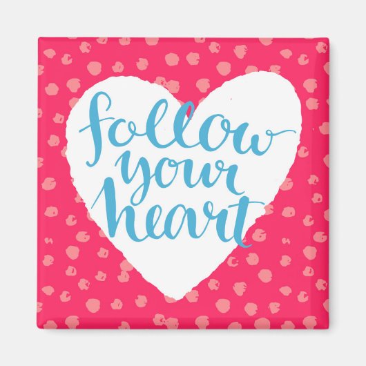 後を追ハート3 マグネット (正面)