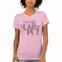 後を追ハート/アートメンズTシャツ