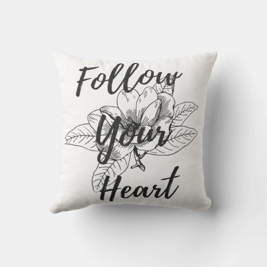 後を追ハート クッション (裏面)