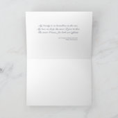 後を追ハート|シェイクスピア·ラブ·グリーティング·カード カード (内部)