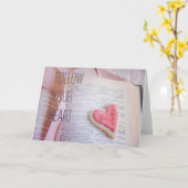 後を追ハート|シェイクスピア·ラブ·グリーティング·カード カード (黄色い花)