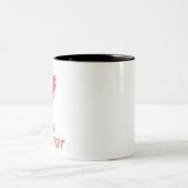 後を追ハート ツートーンマグカップ (中央)
