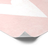 後を追ハート ポスター (角)