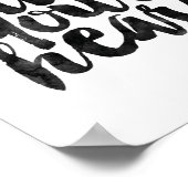 後を追ハート ポスター (角)